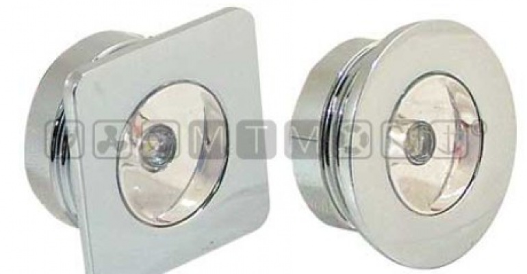 USLUŽNOSTNA LUČ LED-12V FLUSH CHROME