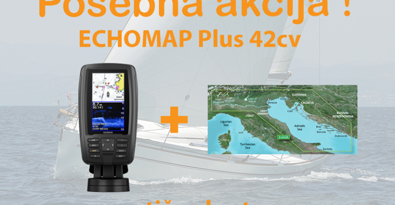 ECHOMAP Plus 42cv + BlueChart G3 Vision HD Severni Jadran