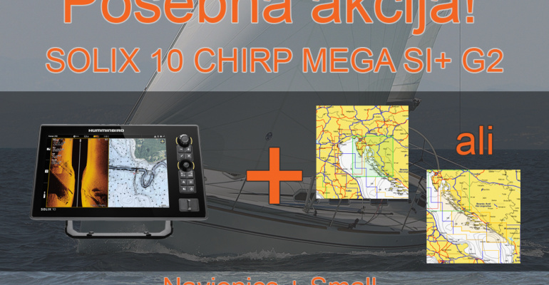 SOLIX 10 CHIRP MEGA SI+ G2 + Navionics + Small