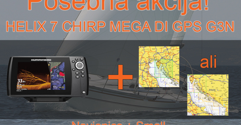 HELIX 7 CHIRP MEGA DI GPS G3N + Navionics + Small