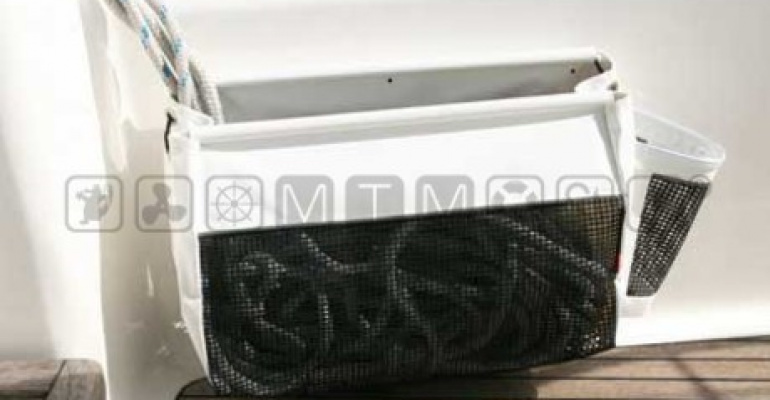 VELIKA TORBA ZA VRVI Z ŽEPOM WHITE LINEOM