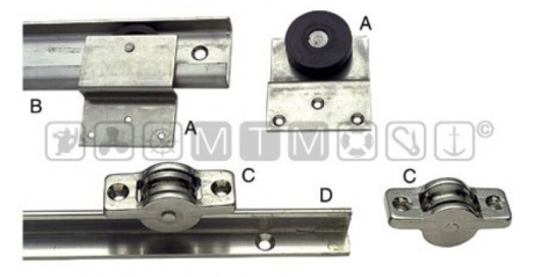 KOMPLET ZA DRSNA VRATA