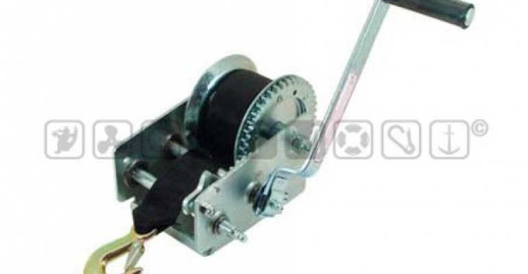 ROČNI VITEL ZA PRIKOLICO Z JERMENOM