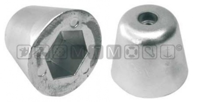 POKRITA &Scaron;ESTEROKOTNA ANODA KONICA