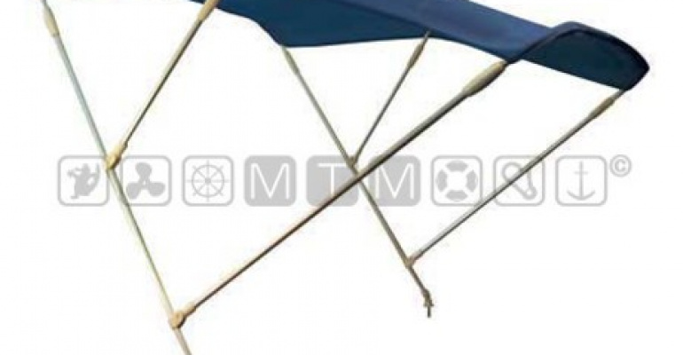 MODRA PONJAVA BIMINI TOP HIGH 3 LOKI IZ NERJAVEČEGA JEKLA