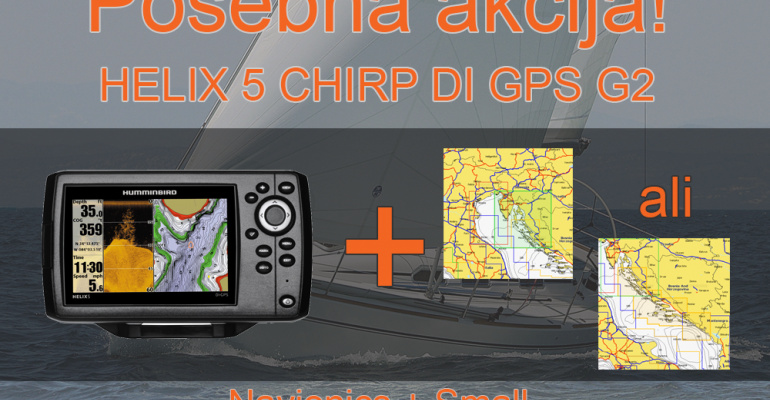 HELIX 5 CHIRP DI GPS G2 + Navionics + Small