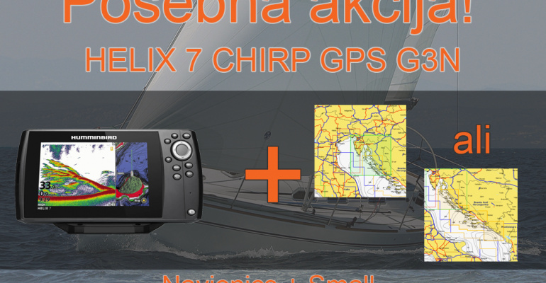 HELIX 7 CHIRP GPS G3N + Navionics + Small