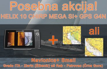 HELIX 10 CHIRP MEGA SI+ GPS G4N + Navionics + Small