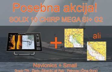 SOLIX 10 CHIRP MEGA SI+ G2 + Navionics + Small