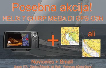 HELIX 7 CHIRP MEGA DI GPS G3N + Navionics + Small