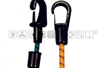 SAMODEJNI KAVLJI ZA ELASTIČNO VRV ČRNI