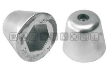 POKRITA &Scaron;ESTEROKOTNA ANODA KONICA