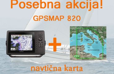 GPSMAP 820 + BlueChart G3 Vision Srednji Mediteran