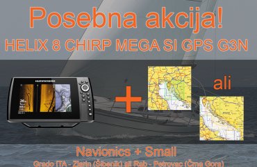 HELIX 8 CHIRP MEGA SI+ GPS G3N  + Navionics + Small