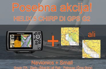 HELIX 5 CHIRP DI GPS G2 + Navionics + Small